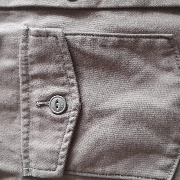 TNA Army Green Button Up Shirt - Picture 4 of 6